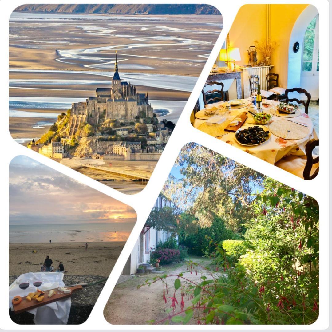 "Le Vieux Nid" Villa Carolles Bagian luar foto